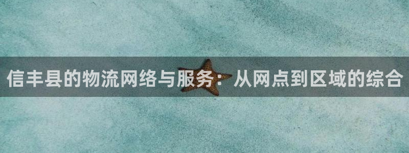 多多28连接：信丰县的物流网络与服务